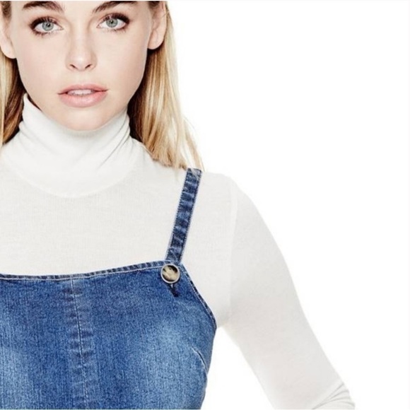 Guess Denim Slit Midi Dress - Picture 3 of 12